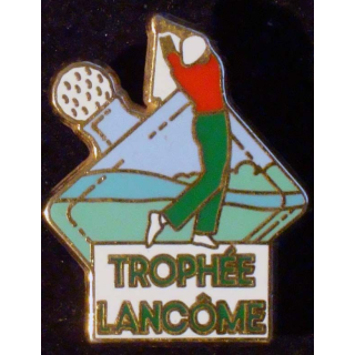 PIN'S GOLF : trophée lancôme de hauteur 3 cm