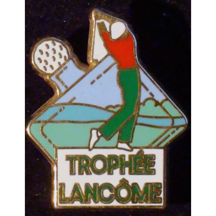 PIN'S GOLF : trophée lancôme de hauteur 3 cm