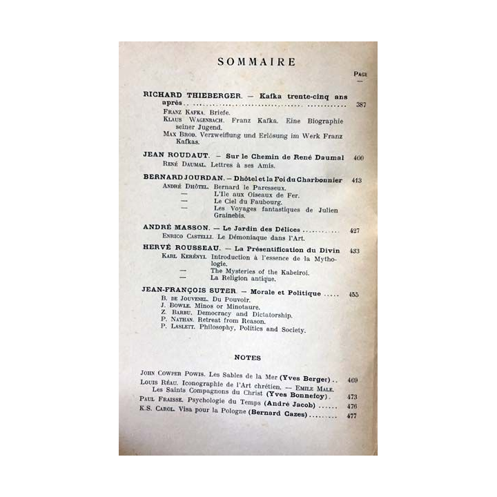 1. Critique n°144 Revue générale des publications françaises et étrangères Mai 1959 aux éditions de Minuit