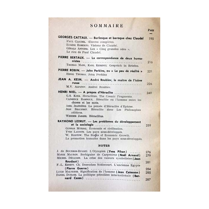 1. Critique n°166 Revue générale des publications françaises et étrangères Mars 1961 aux éditions de Minuit