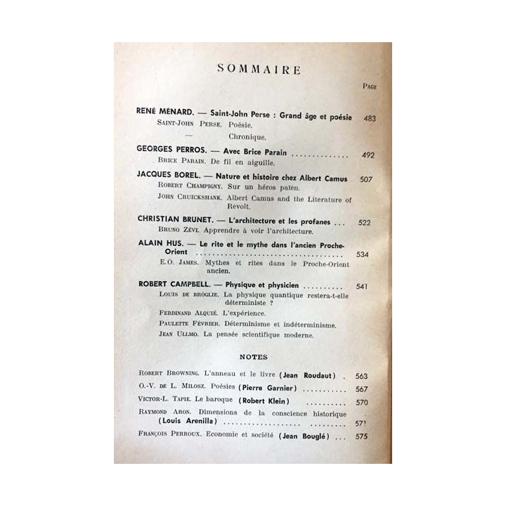 1. Critique n°169 Revue générale des publications françaises et étrangères Juin 1961 aux éditions de Minuit