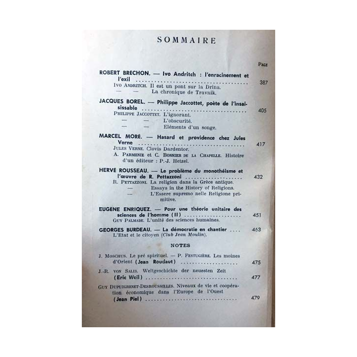 1. Critique n°180 Revue générale des publications françaises et étrangères Mai 1962 aux éditions de Minuit