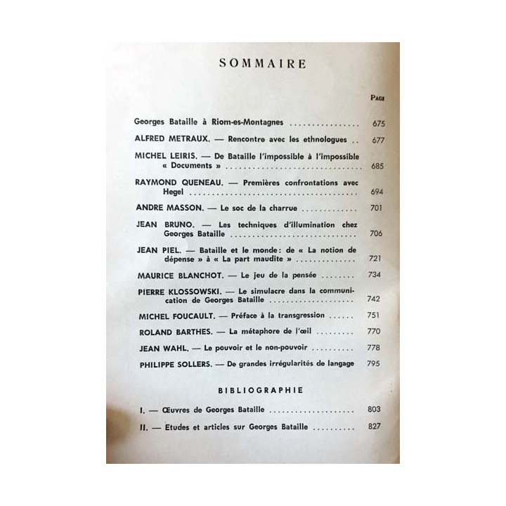 1. Critique n°195-196 Revue générale des publications françaises et étrangères Aout-Septembre 1963