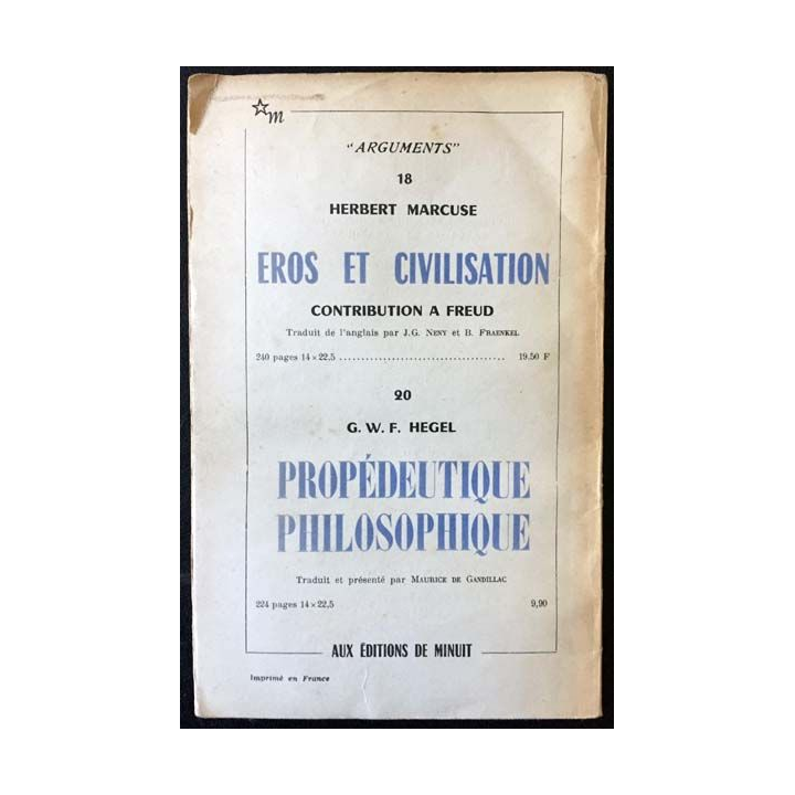 1. Critique n°198 Revue générale des publications françaises et étrangères Novembre 1963 aux éditions de Minuit