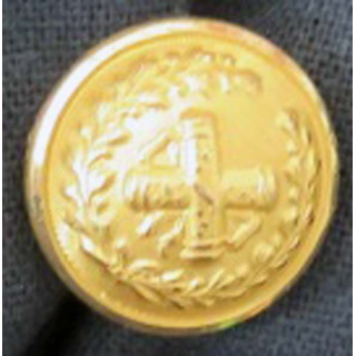 lot de 2 boutons maréchal ? en laiton de diamètre 1,5 cm 