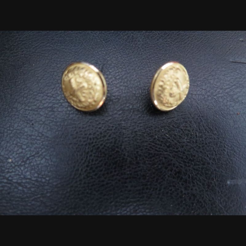 Lot De Boutons Décoratifs En Forme De Fleurs - Diamètre 1,5 Cm - Acrylique - Fabriqué En France