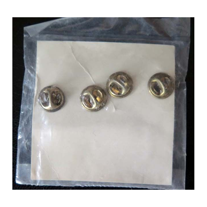 lot de 2 boutons maréchal ? en laiton de diamètre 1,5 cm 
