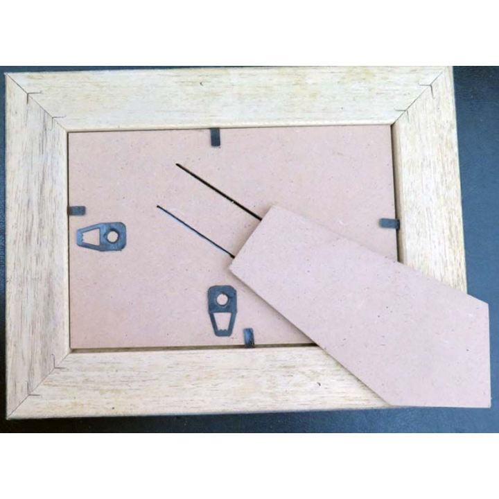 Cadre en bois pour photo 10 x 15 cm de couleur ébène