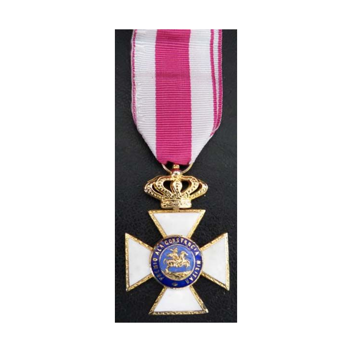 ESPAGNE : médaille de l'Ordre royal et militaire de Saint-Herménégilde refrappe moderne