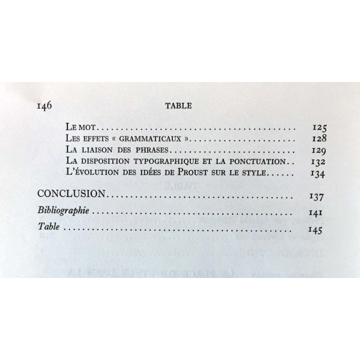 1. Proust et le style de J. Milly aux éditions Lettres modernes 1970