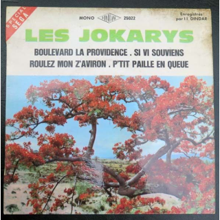 DISQUE 45 TOURS : LES JOKARYS FOLKLORE RÉUNIONNAIS (DINDAR 25022)