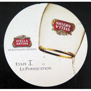DESSOUS DE VERRE A BIÈRE : 