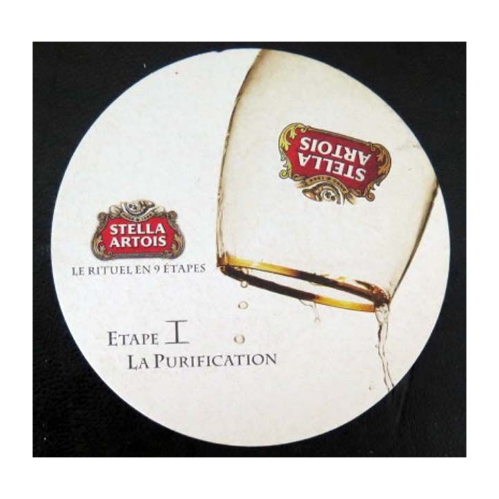 DESSOUS DE VERRE A BIÈRE : 