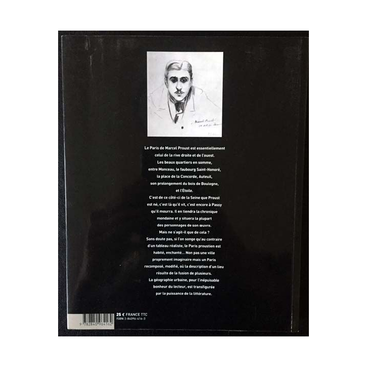 1. Le Paris retrouvé de Marcel Proust de Henri Raczymow aux éditions Parigramme