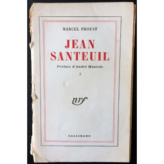 1. Jean Santeuil I de Marcel Proust aux éditions Gallimard 1952