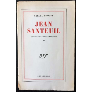 1. Jean Santeuil II de Marcel Proust aux éditions Gallimard 1952