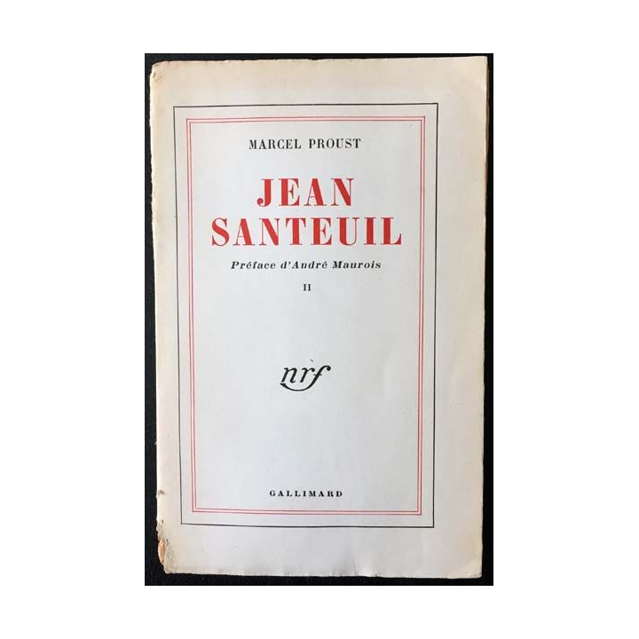 1. Jean Santeuil II de Marcel Proust aux éditions Gallimard 1952
