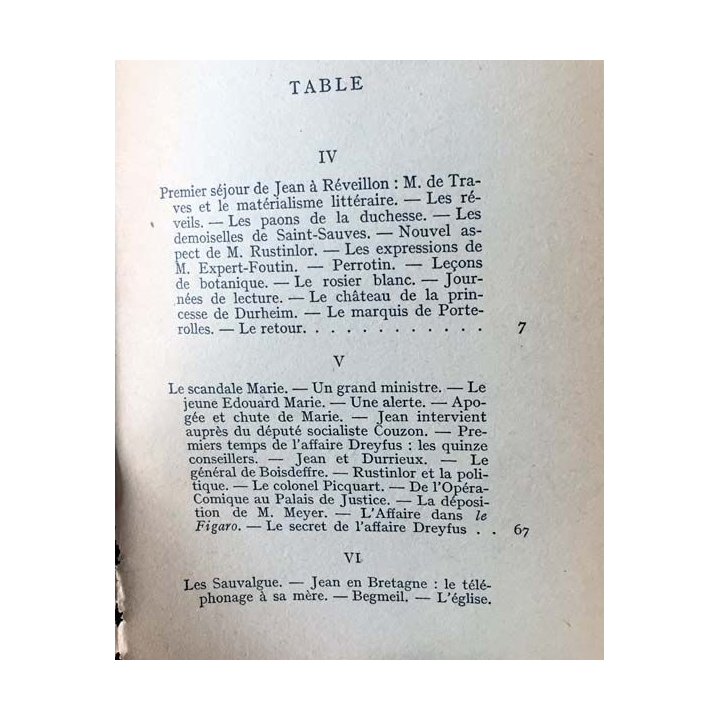 1. Jean Santeuil II de Marcel Proust aux éditions Gallimard 1952
