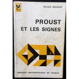 1. Proust et les signes de Gilles Deleuze aux éditions Presses Universitaires de France