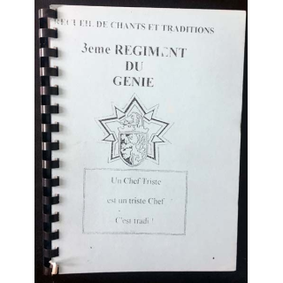 1. Recueil de chants et traditions 3ème régiment du Génie