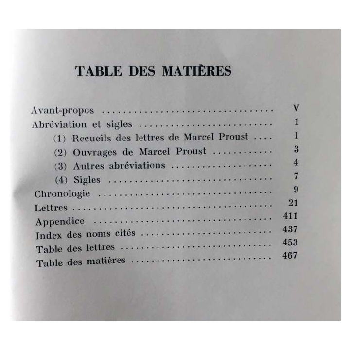 1. Correspondance de Marcel Proust 1904 Tome IV texte établi, présenté et annoté par Philip Kolb aux éditions Plon
