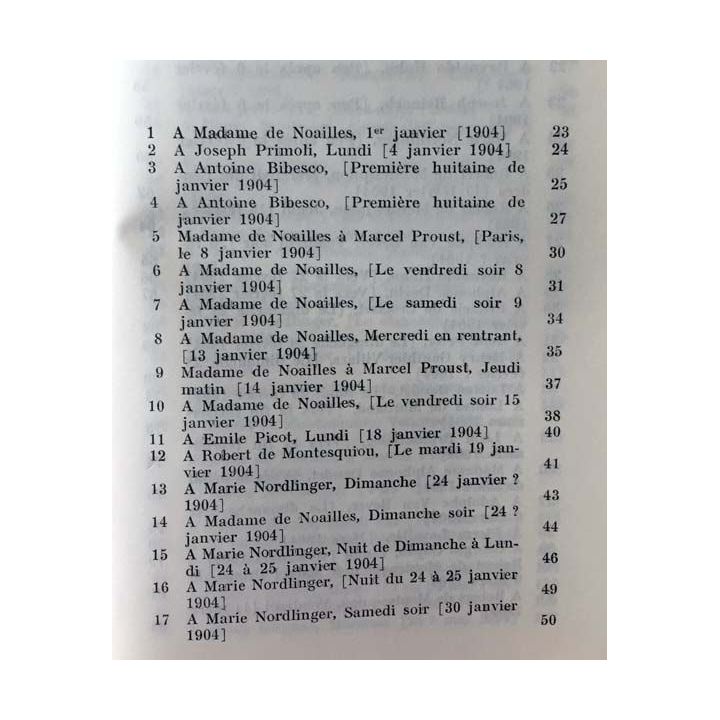 1. Correspondance de Marcel Proust 1904 Tome IV texte établi, présenté et annoté par Philip Kolb aux éditions Plon