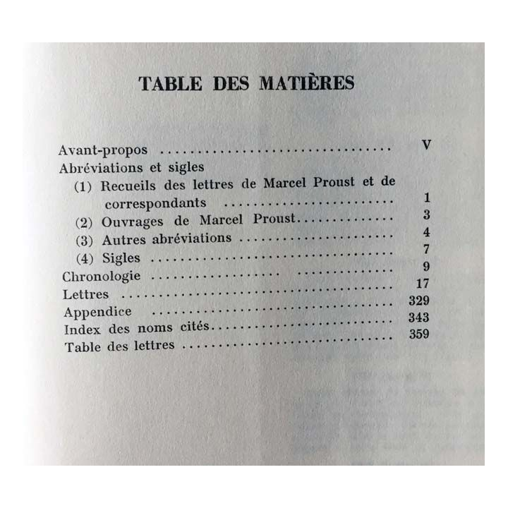1. Correspondance de Marcel Proust 1907 Tome VII texte établi, présenté et annoté par Philip Kolb aux éditions Plon
