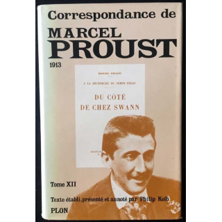 1. Correspondance de Marcel Proust 1913 Tome XII texte établi, présenté et annoté par Philip Kolb aux éditions Plon