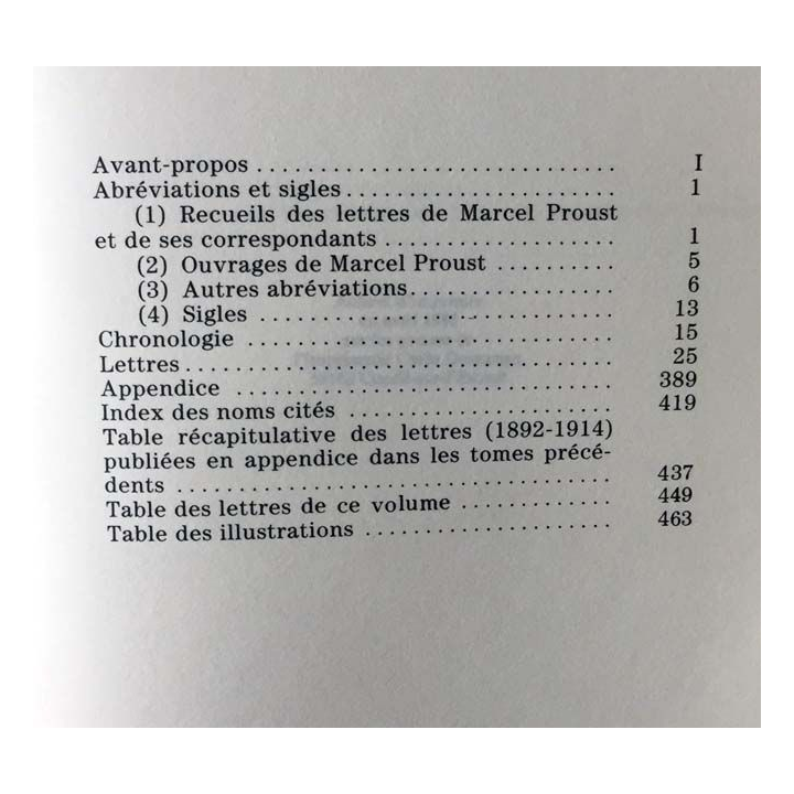 1. Correspondance de Marcel Proust 1917 Tome XVI texte établi, présenté et annoté par Philip Kolb aux éditions Plon