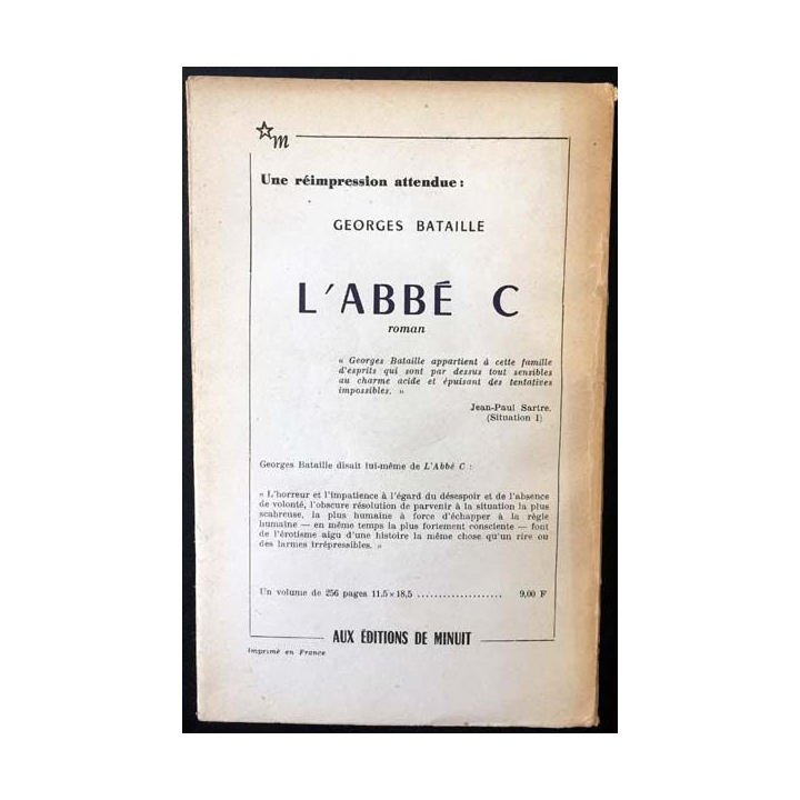 1. Critique n°204 Revue générale des publications françaises et étrangères Mai 1964 aux éditions de Minuit