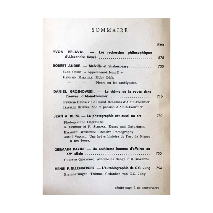 1. Critique n°207-208 Revue générale des publications françaises et étrangères Aout-Septembre 1964