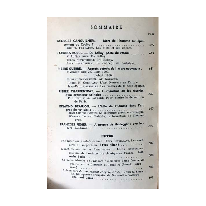 1. Critique n°242 Revue générale des publications françaises et étrangères Juillet 1967 aux éditions de Minuit