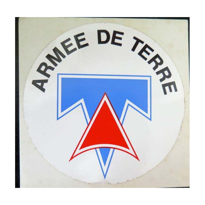 Autocollant de l'Armée de terre de diamètre 10 cm