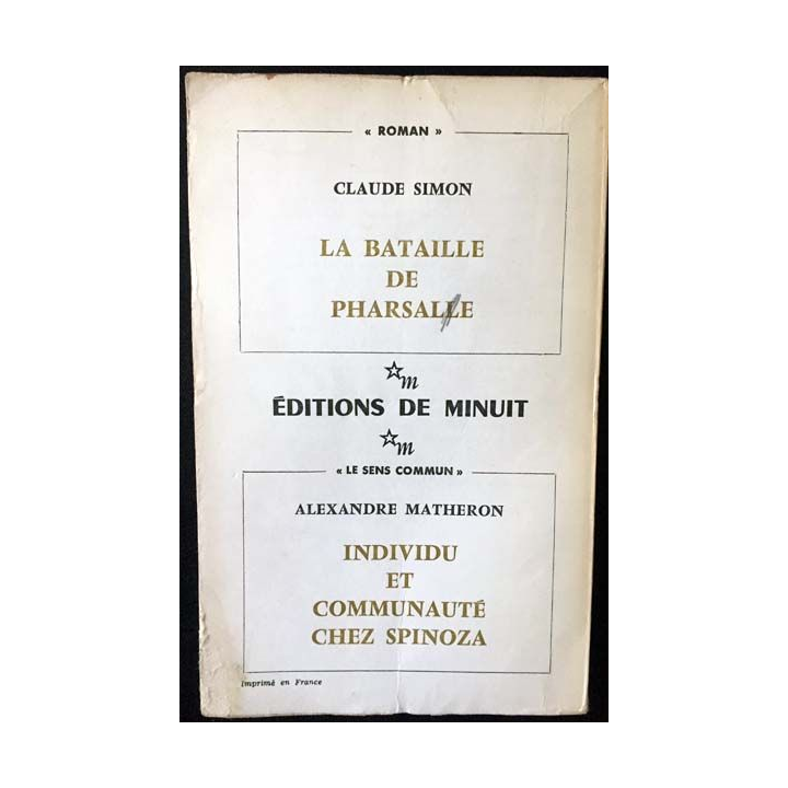 1. Critique n°267-268 Revue générale des publications françaises et étrangères Aout-Septembre 1969