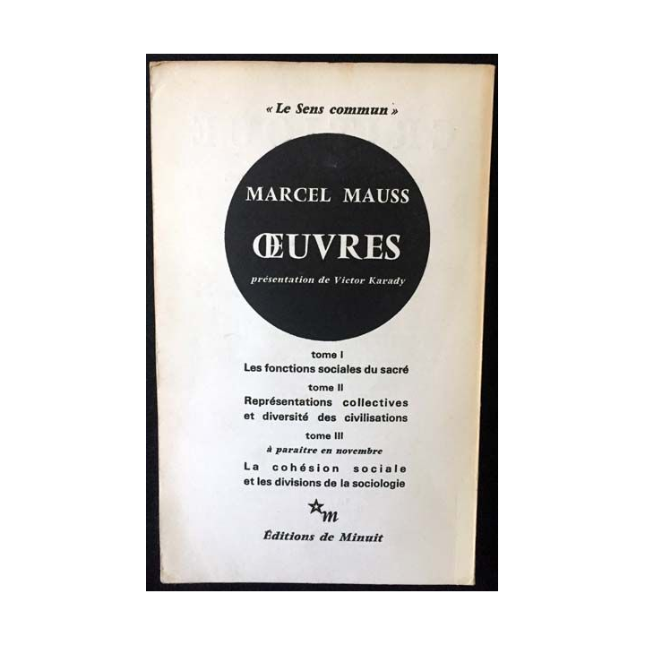 1. Critique n°269 Revue générale des publications françaises et étrangères Octobre 1969 aux éditions de Minuit