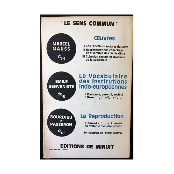 1. Critique n°275 Revue générale des publications françaises et étrangères Avril 1970 aux éditions de Minuit