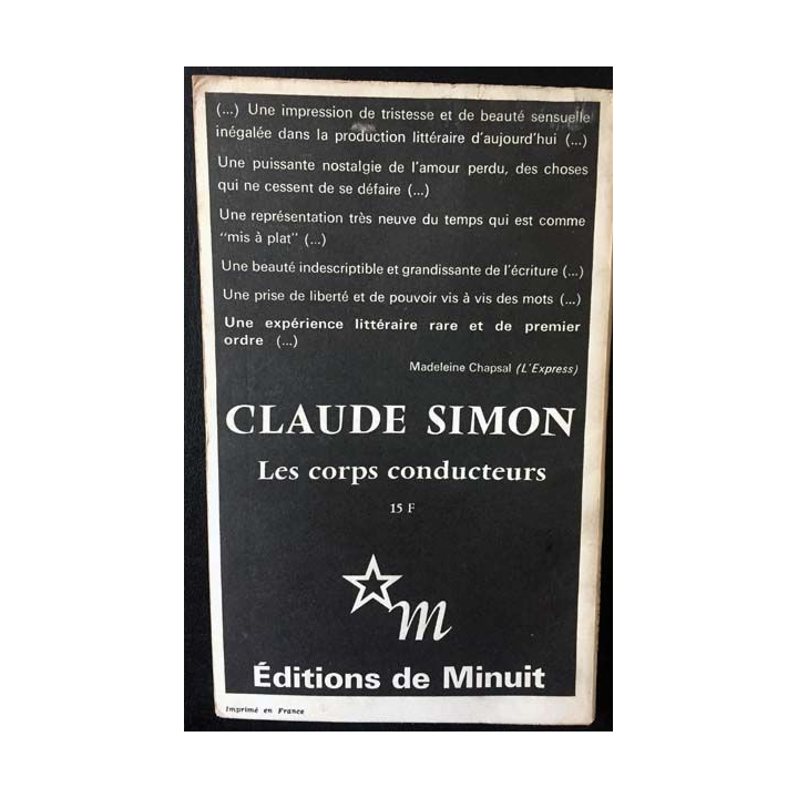 1. Critique n°287 Revue générale des publications françaises et étrangères Avril 1971 aux éditions de Minuit