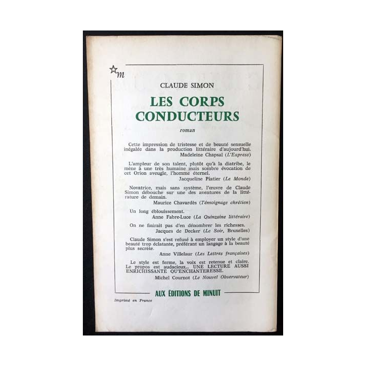1. Critique n°290 Revue générale des publications françaises et étrangères Juillet 1971 aux éditions de Minuit