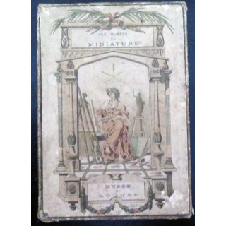 43 Cartes Les musés en minature du Musée du louvre dans sa boite boite du début du 20° siècle