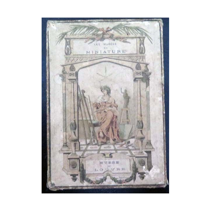 43 Cartes Les musés en minature du Musée du louvre dans sa boite boite du début du 20° siècle