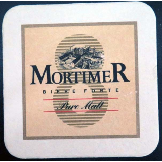 DESSOUS DE VERRE A BIÈRE : Dessous de verre à bière Mortimer de dimension 9,3 cm