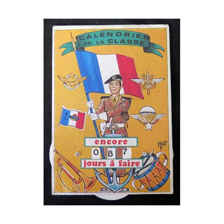 Carte de calendrier de la classe encore XXX jours à faire