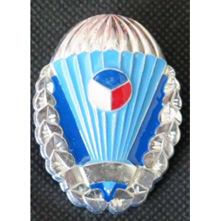 TCHEQUE : insigne parachutiste cinq sauts des forces tchèques 1993 - 2011