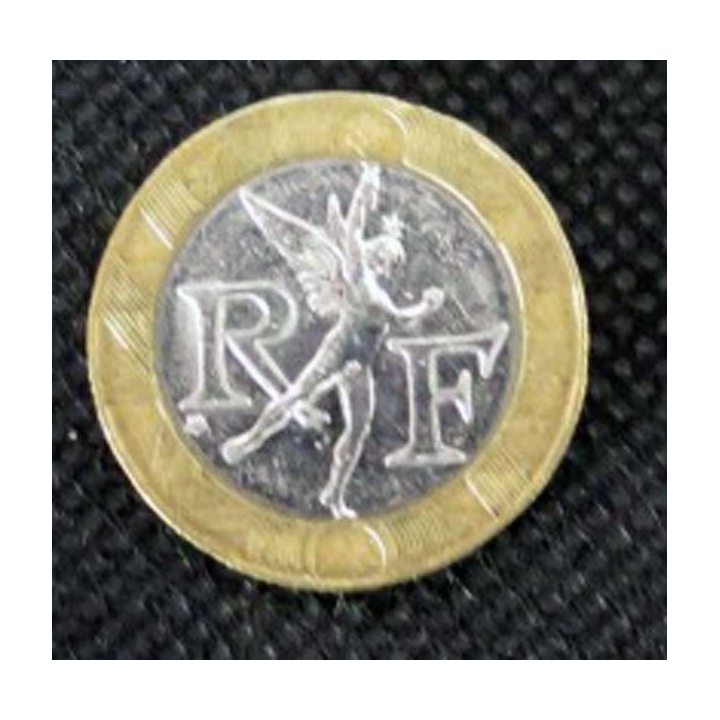 FRANCE : pièce de 10 francs français Génie de la Bastille 1991