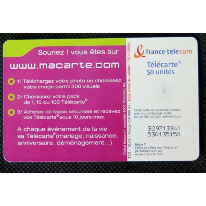 TELECARTE : télécarte