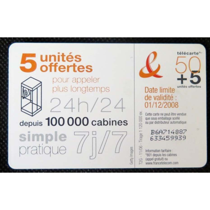 TELECARTE : télécarte