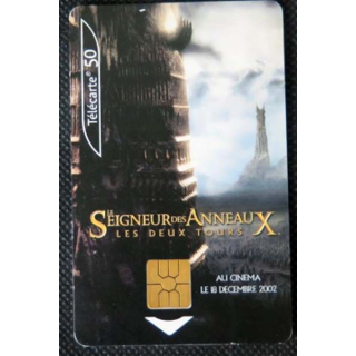 TELECARTE : télécarte le Seigneur des Anneaux les deux tours 50 unités 01/11/2004