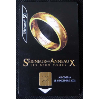 TELECARTE : télécarte le Seigneur des Anneaux les deux tours 50 unités 01/11/2004