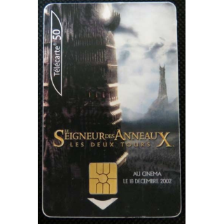 TELECARTE : télécarte le Seigneur des Anneaux les deux tours 50 unités 01/11/2004
