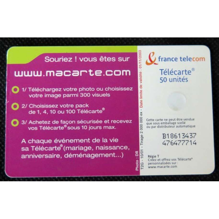 TELECARTE : télécarte